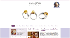 Desktop Screenshot of callagold.com