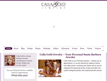 Tablet Screenshot of callagold.com